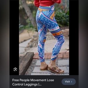 NWOT Free People Movement High-Waist Lose Control 7/8 Leggings Sm